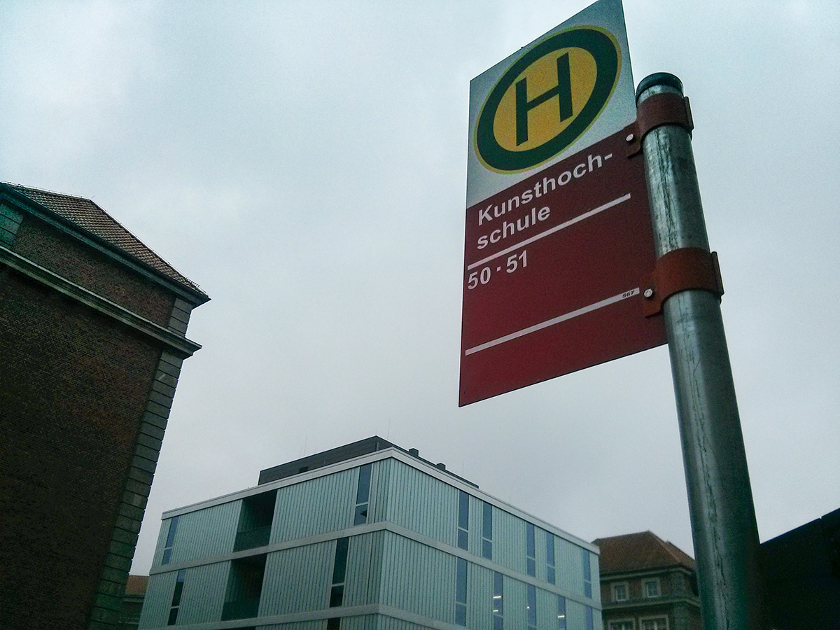 Bushaltestelle Kunsthochschule