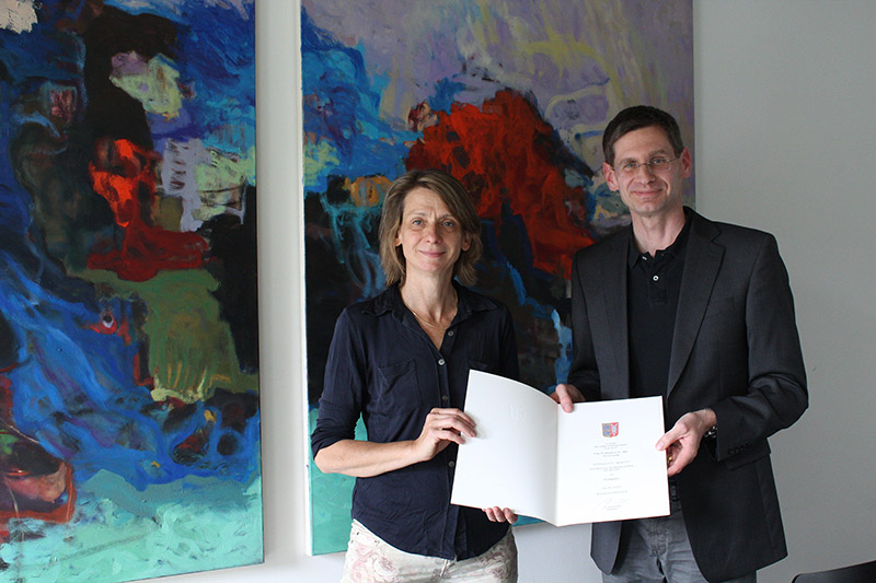 Prof.in Dr. des. Almut Linde und Arne Zerbst