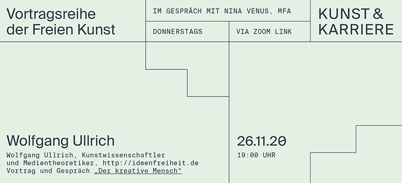 Wolfgang Ullrich zu „Der kreative Mensch“