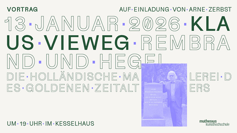 Klaus Vieweg: „Rembrandt und Hegel – Die holländische Malerei des Goldenen Zeitalters“